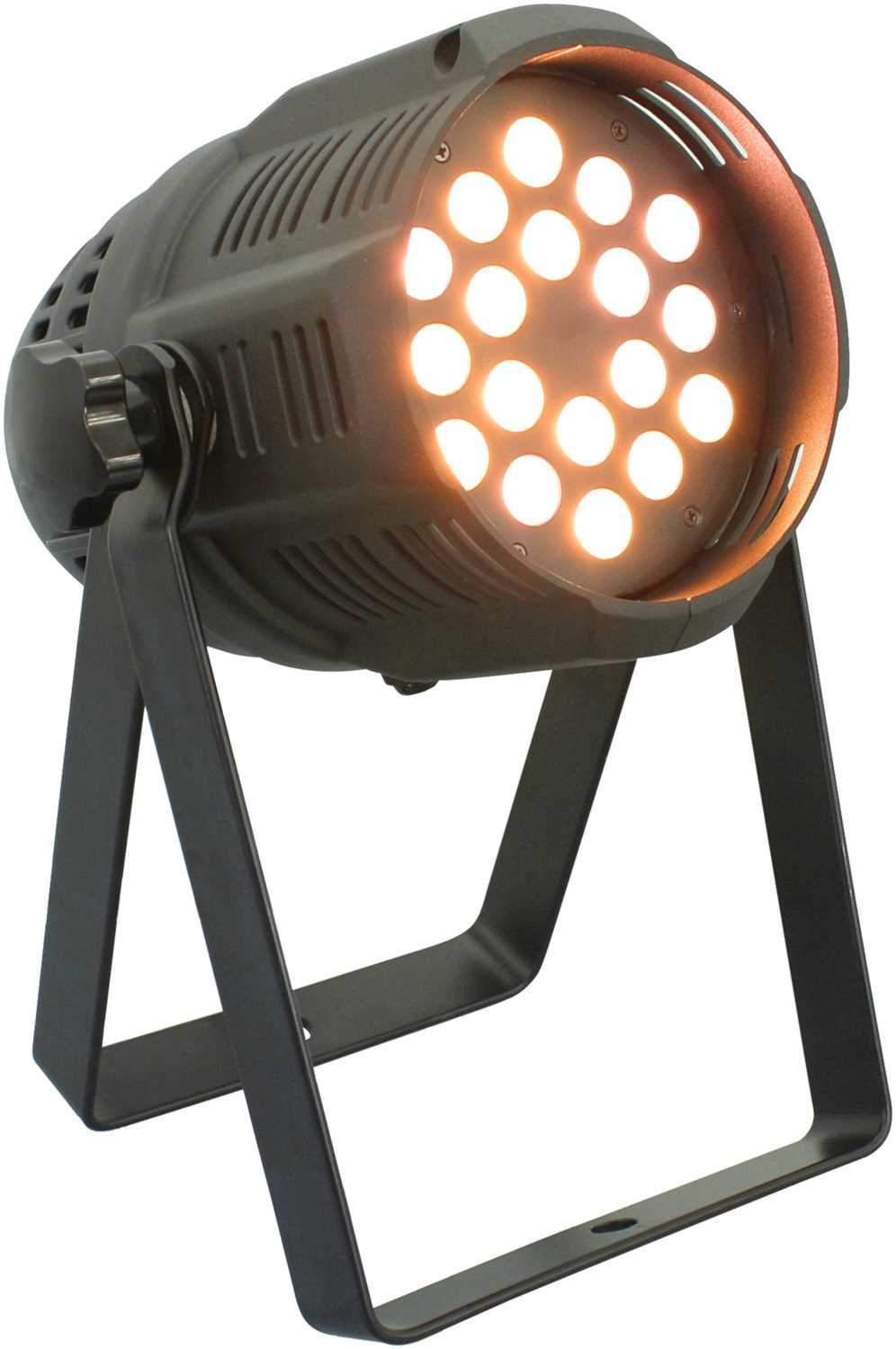 Mega Lite Unicolor CM5 Amber 18x 3W LED Wash - PSSL ProSound and Stage Lighting