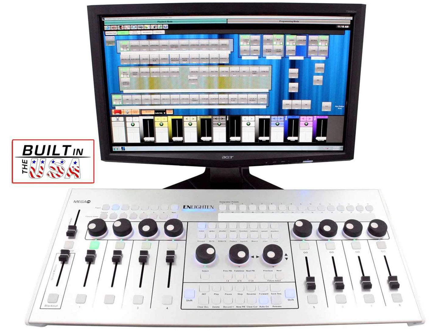 Mega Lite Enlighten One Console Software Control - PSSL ProSound and Stage Lighting