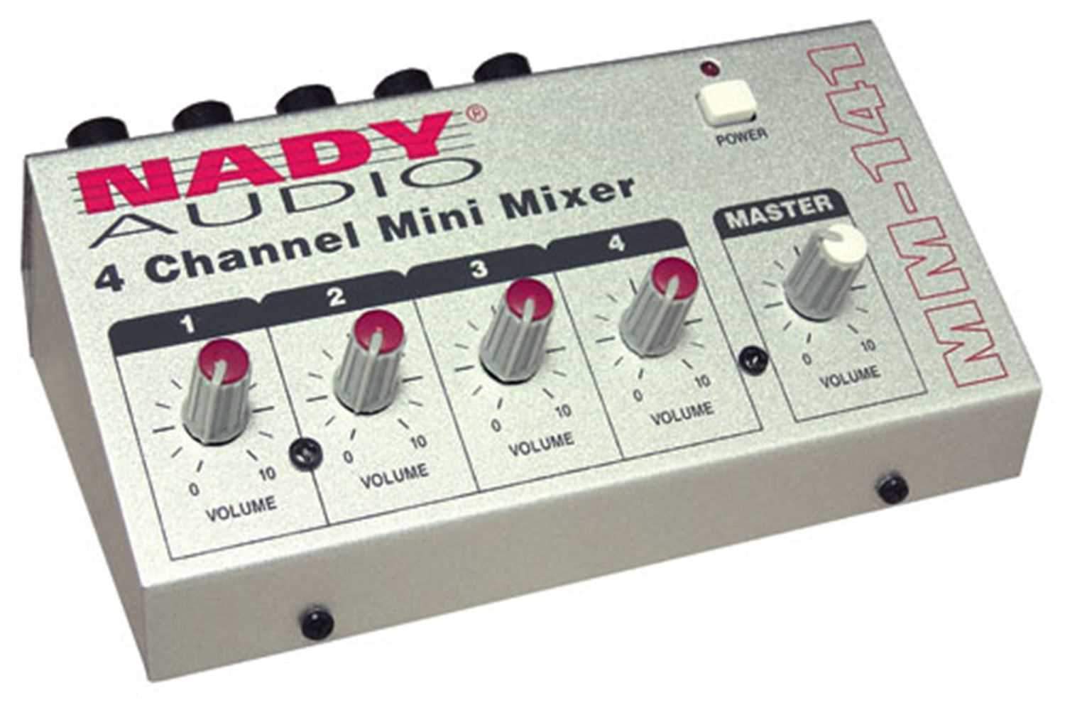 Nady MM141 4-Channel Mini Mixer - PSSL ProSound and Stage Lighting