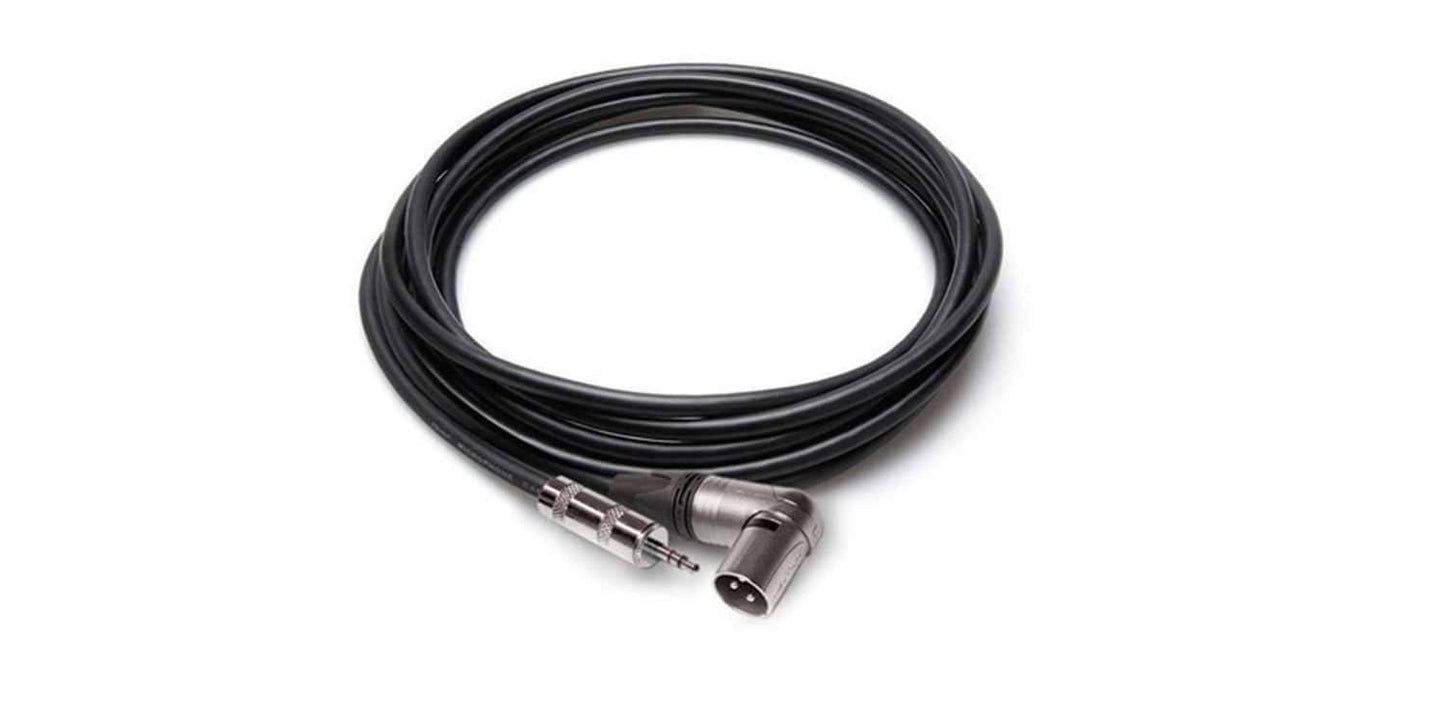 Hosa MMX-001.5SR 1/8 TRS to Right-Angle XLR 1.5 Ft - PSSL ProSound and Stage Lighting