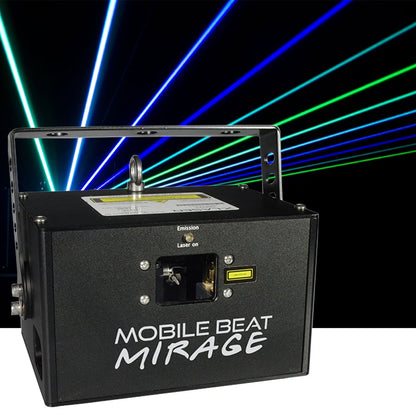X-Laser Mobile Beat Mirage Graphic FX Laser Fixture - PSSL ProSound and Stage Lighting