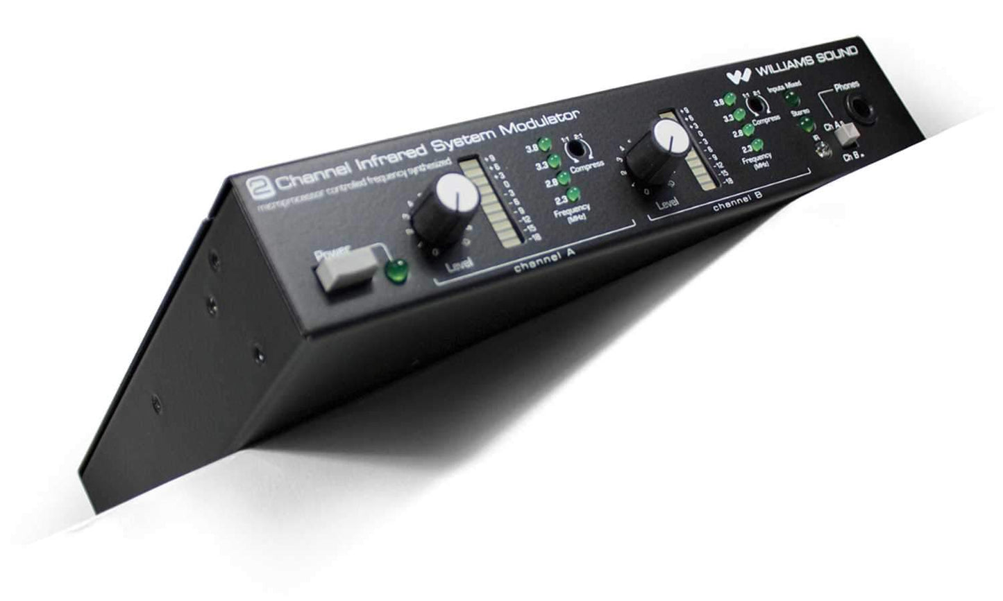 Williams Sound MOD 232 2-Channel IR Modulator - PSSL ProSound and Stage Lighting