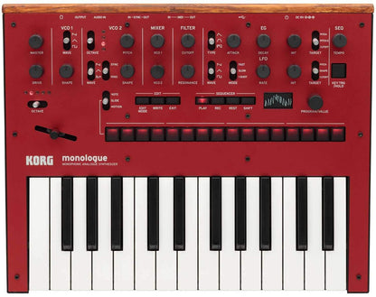 Korg Monologue Analog Monophonic Synth in Red - PSSL ProSound and Stage Lighting