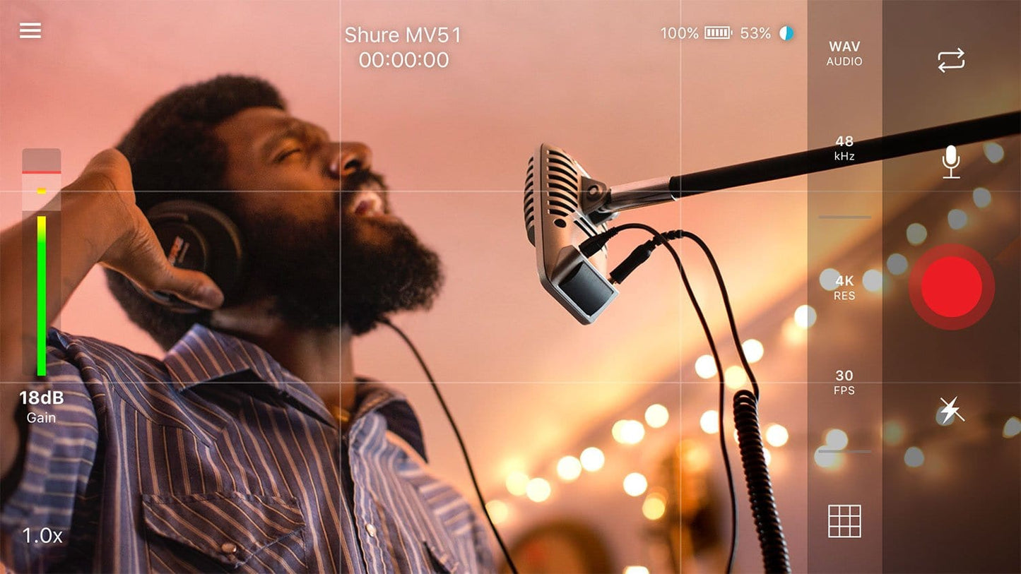 Shure MV51-DIG Professional Home Studio Microphone - ProSound and Stage Lighting