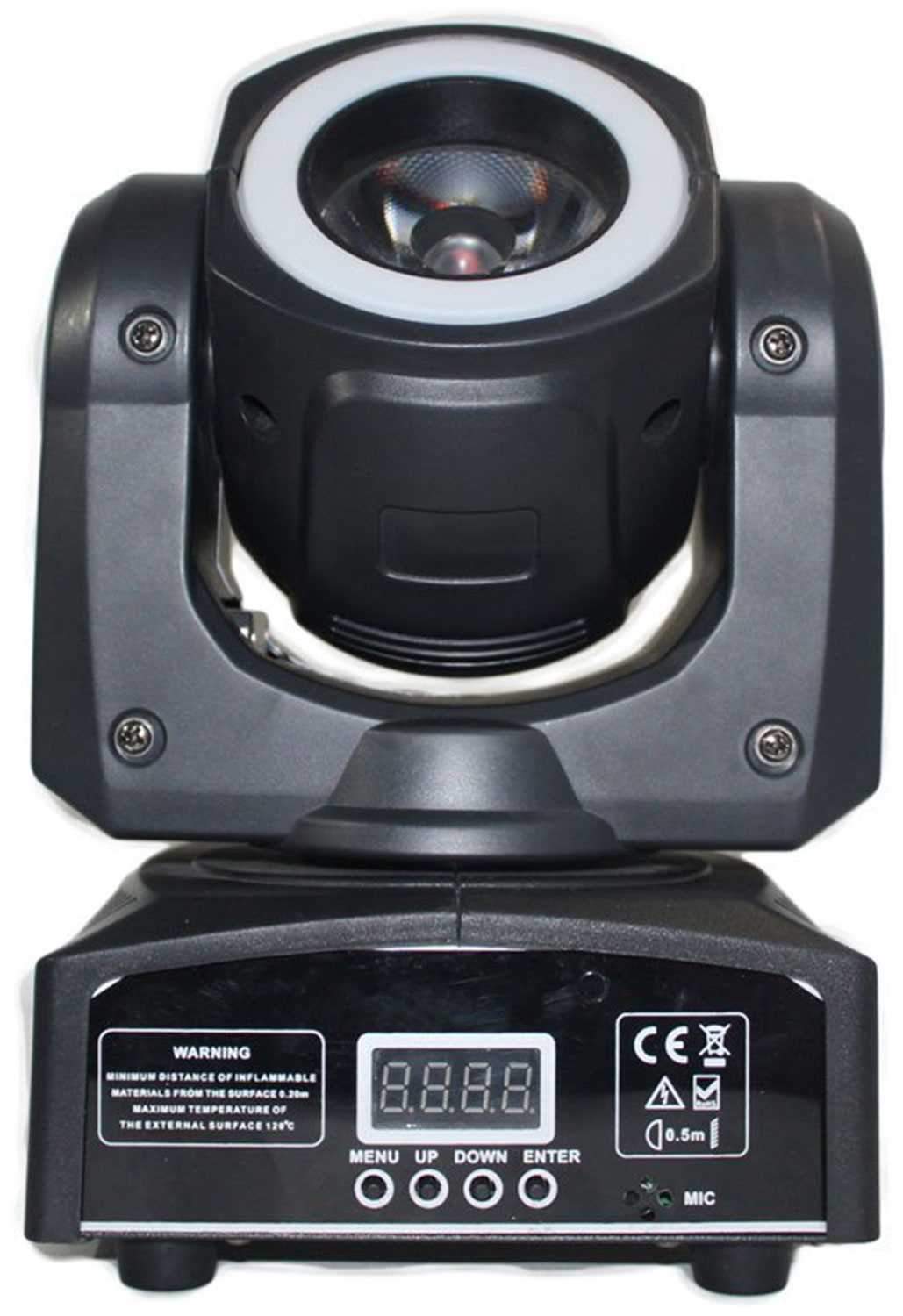 ColorKey Mover Halo Beam QUAD RGBW LED Moving Head with Effect Ring - PSSL ProSound and Stage Lighting