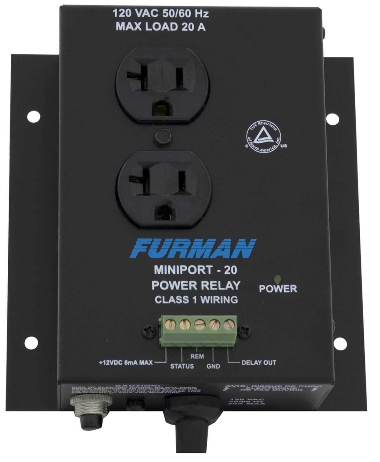 Furman MP20 Miniport Power Relay - PSSL ProSound and Stage Lighting