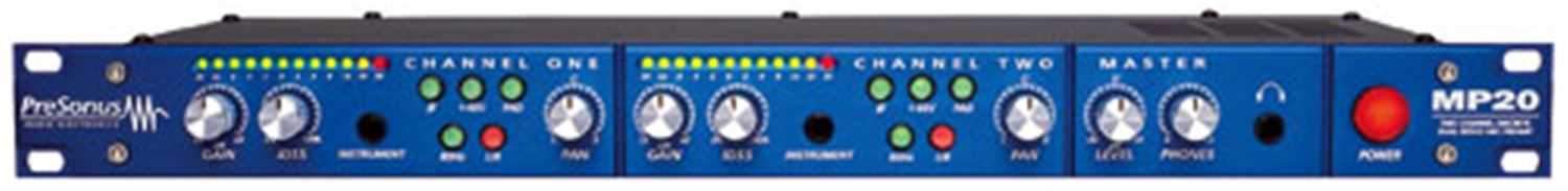 Presonus MP-20 Dual Channel Stereo Mic Preamp - PSSL ProSound and Stage Lighting
