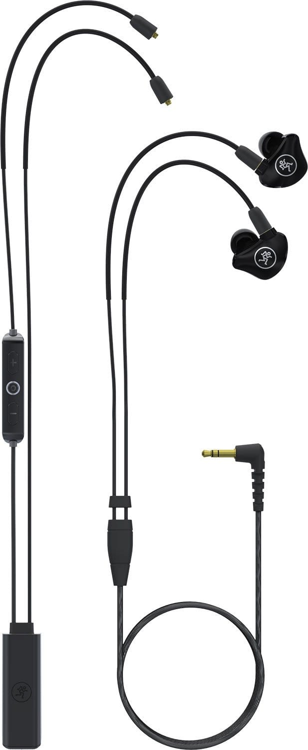 Mackie MP 220 BTA In Ear Monitors with BT Adapter - PSSL ProSound and Stage Lighting