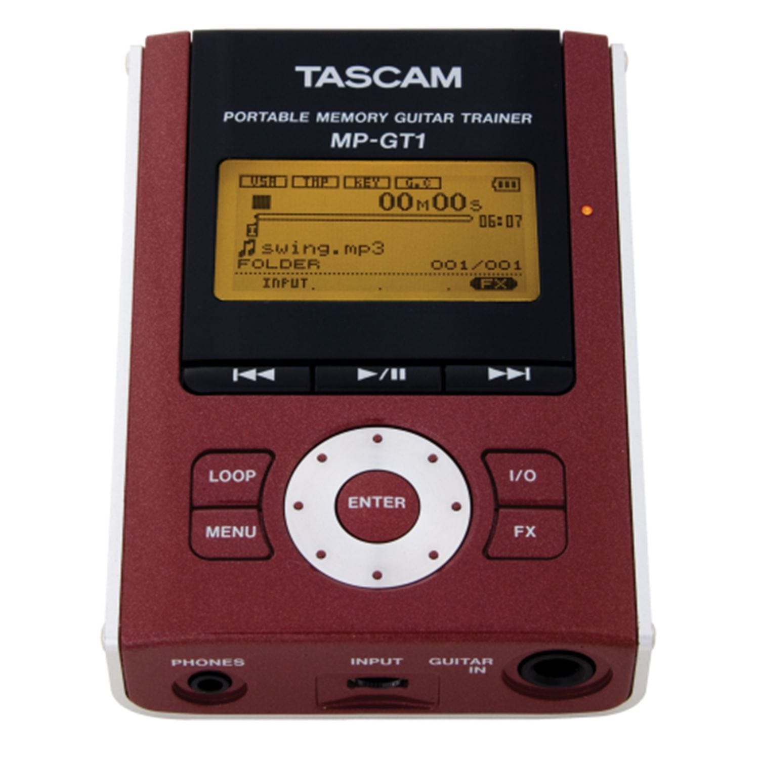 Tascam MP-GT1 Portable MP3 Guitar Trainer - PSSL ProSound and Stage Lighting