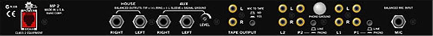 RANE MP2 1-Space DJ Mixer - PSSL ProSound and Stage Lighting