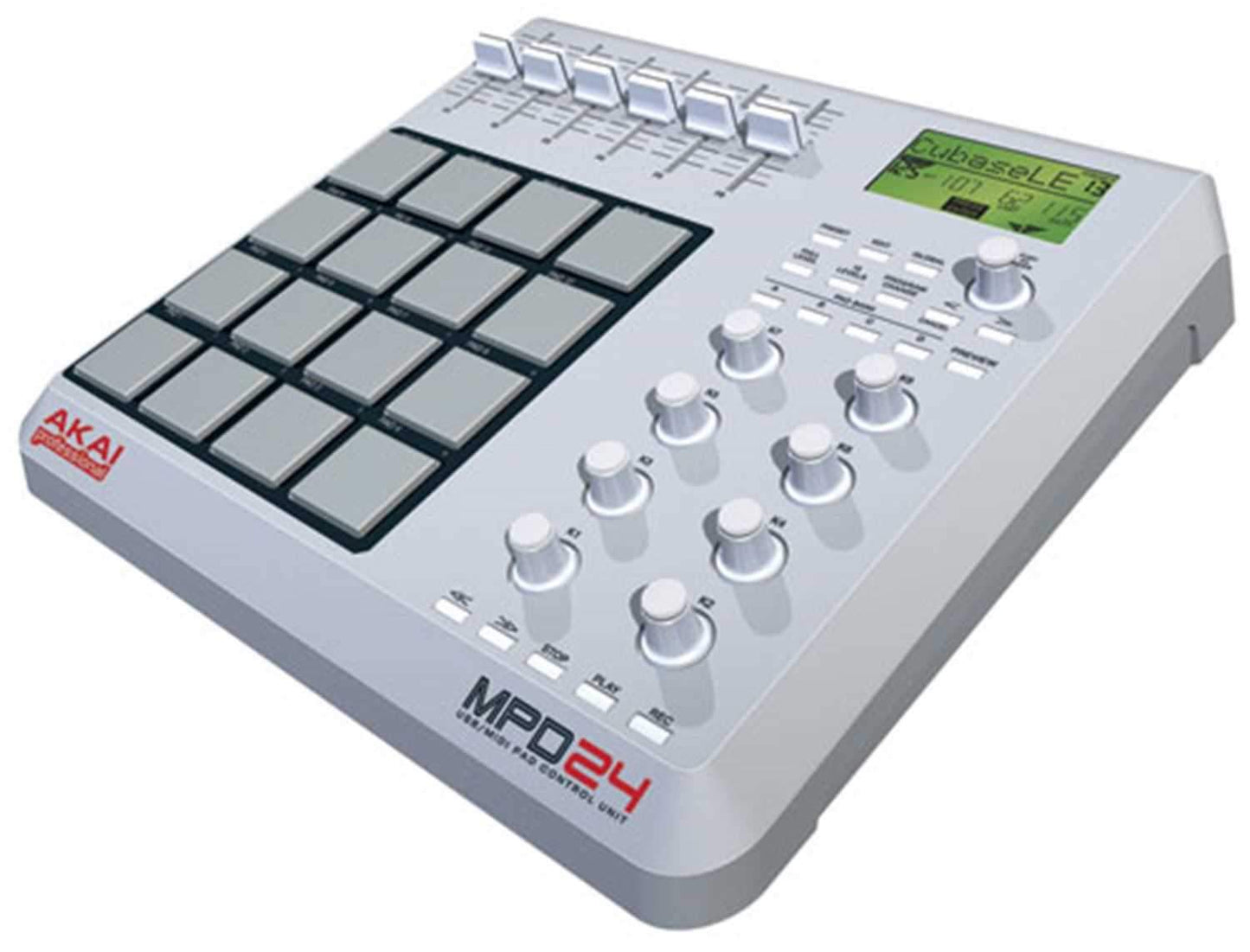 Akai MPD-24 Pad Ctrl with Transport And Faders - PSSL ProSound and Stage Lighting