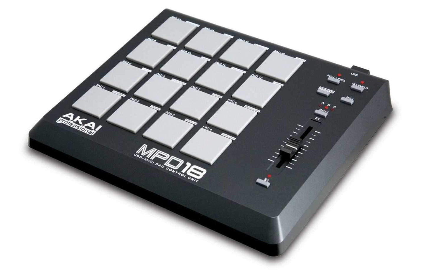 Akai MPD18 USB MIDI Compact 16 Pad Controller - PSSL ProSound and Stage Lighting