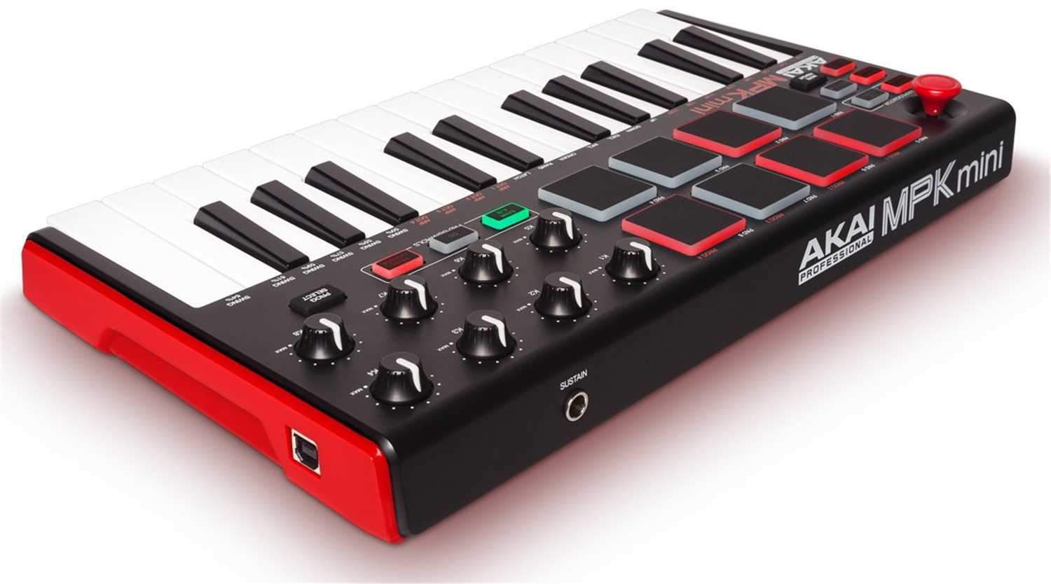 AKAI MPK Mini Mk2 USB Midi Keyboard Controller - PSSL ProSound and Stage Lighting