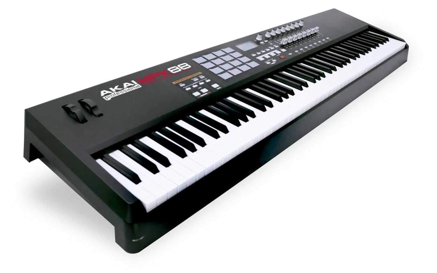 Akai MPK88 Fully-Weighted Controller with MPC Pads - PSSL ProSound and Stage Lighting