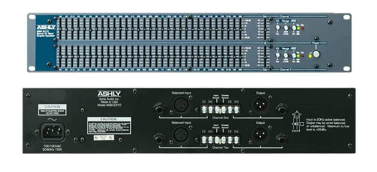 Ashly MQX-2310 Dual 31-Band 1/3 Octave Graphic EQ - PSSL ProSound and Stage Lighting