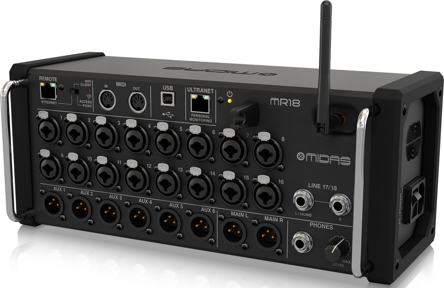 Midas MR18 18-Input Digital Mixer for iPad - PSSL ProSound and Stage Lighting