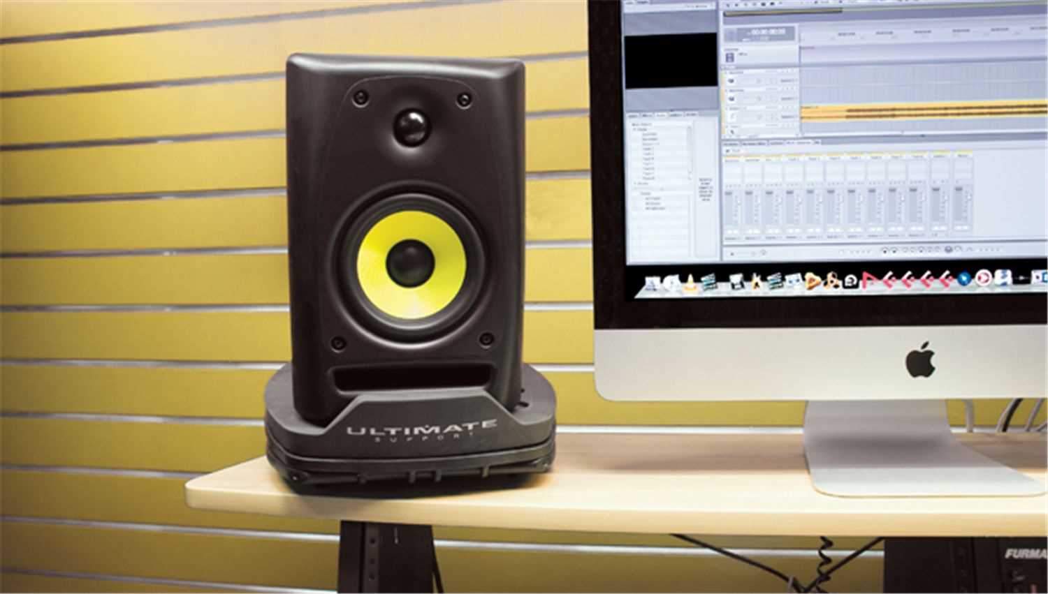 Ultimate MS80 Desktop Studio Monitor Stand-Angling - PSSL ProSound and Stage Lighting