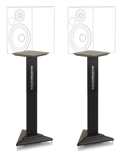 Ultimate MS36B2 36 In Monitor Stands Black (Pair) - PSSL ProSound and Stage Lighting