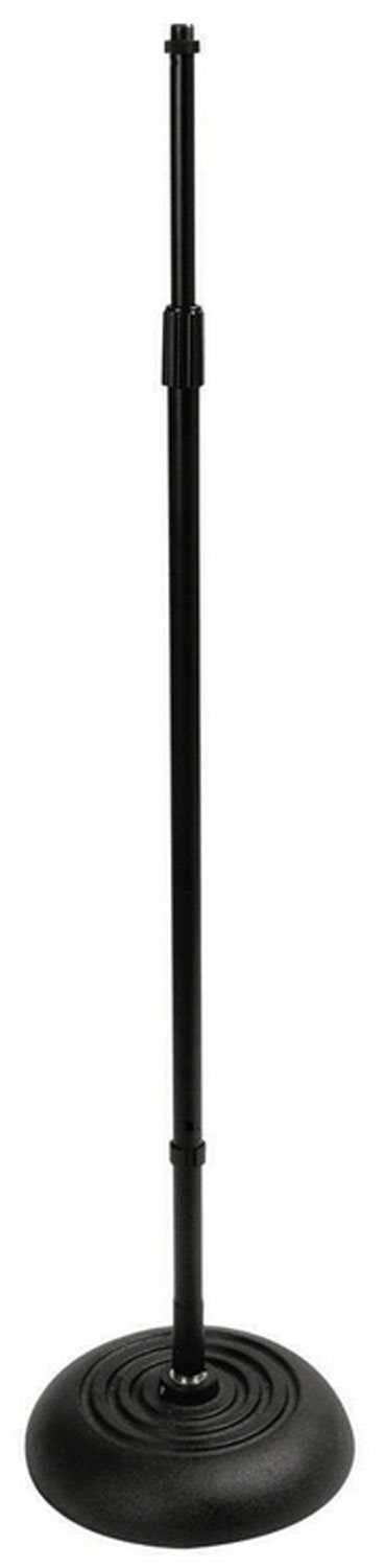 On Stage MS7201QTR Round Base Mic Stand Black - PSSL ProSound and Stage Lighting