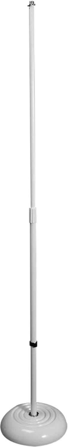 On-Stage MS7201W Round Base Mic Stand - White - PSSL ProSound and Stage Lighting