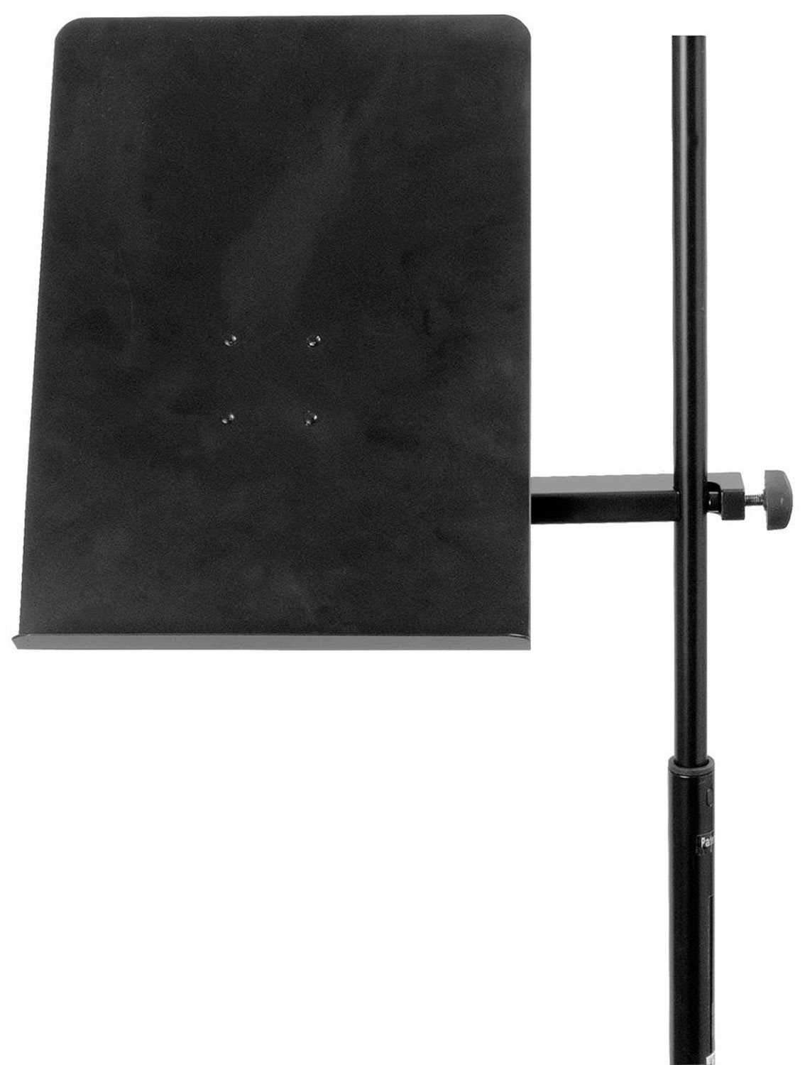 On-Stage MSA7011 Music Stand Bookplate with Clamp - PSSL ProSound and Stage Lighting
