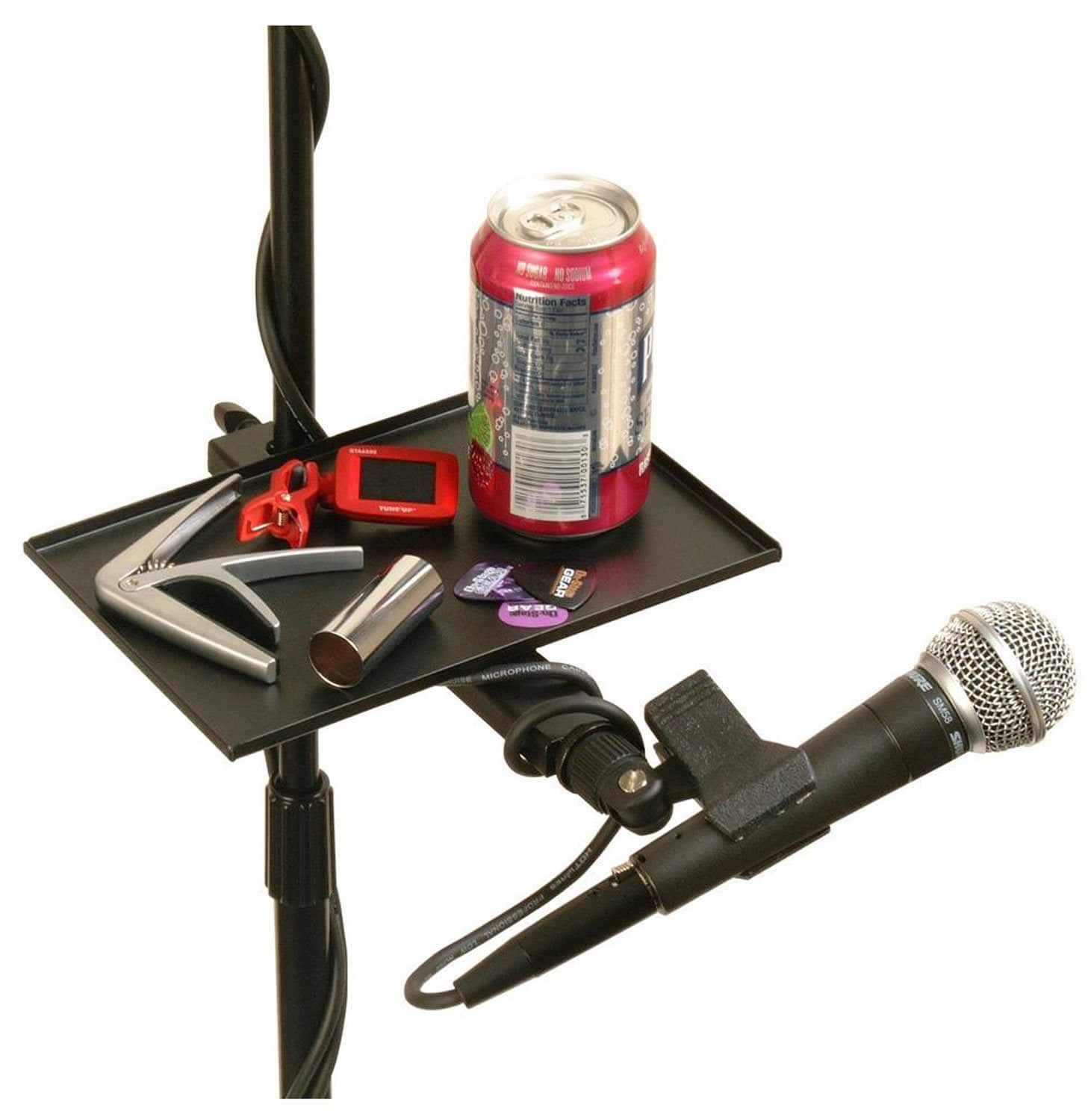 On-Stage MST1000 Mic Stand Accessory Tray with Clamp - PSSL ProSound and Stage Lighting