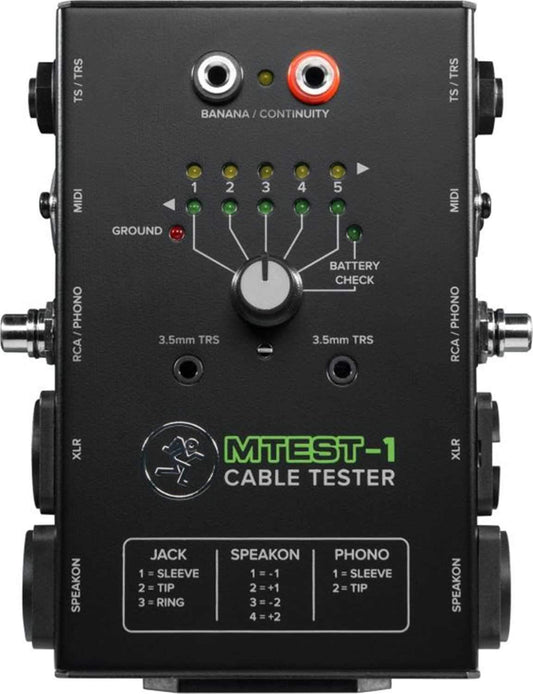 Mackie MTest-1 Cable Tester - PSSL ProSound and Stage Lighting