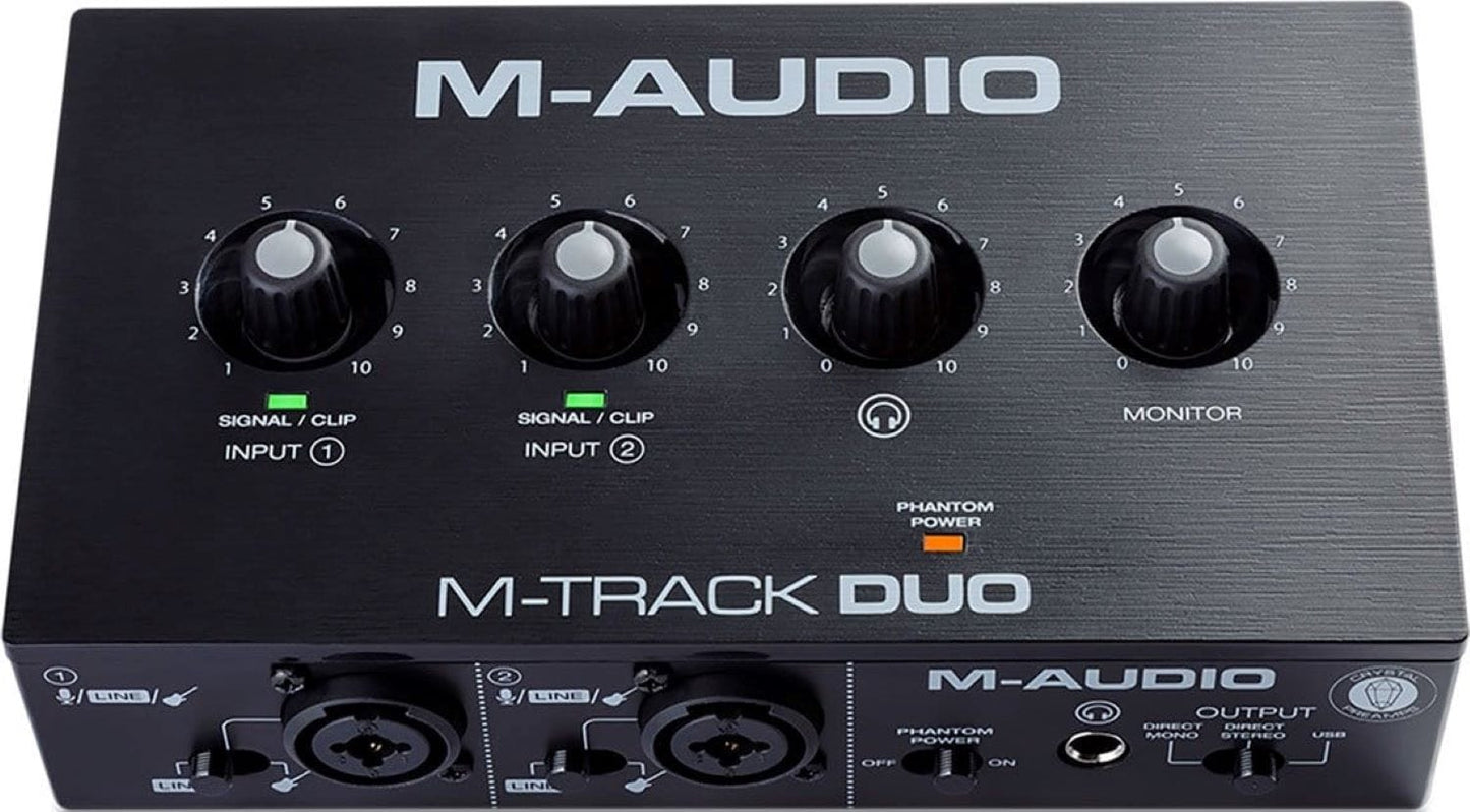 M-Audio M-Track Duo USB Audio Interface - ProSound and Stage Lighting