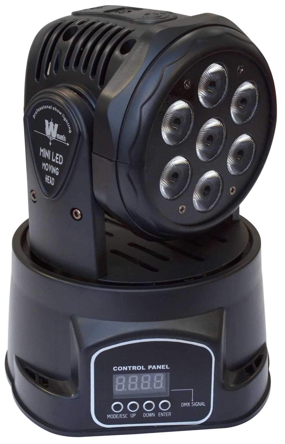 ColorKey Mover MiniWash QUAD-W 7 LED Moving Head - PSSL ProSound and Stage Lighting
