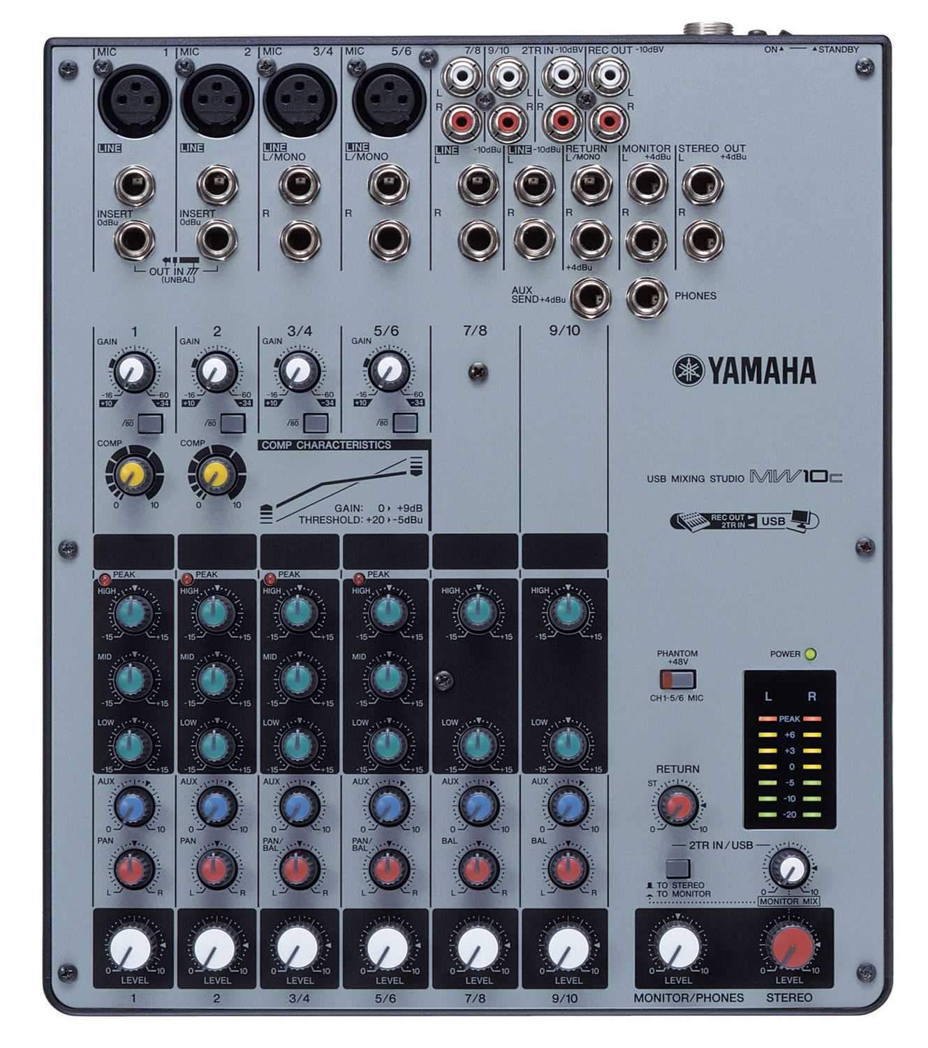 Yamaha MW10C 10 Ch Mixer With USB & Cubase AI4 - PSSL ProSound and Stage Lighting