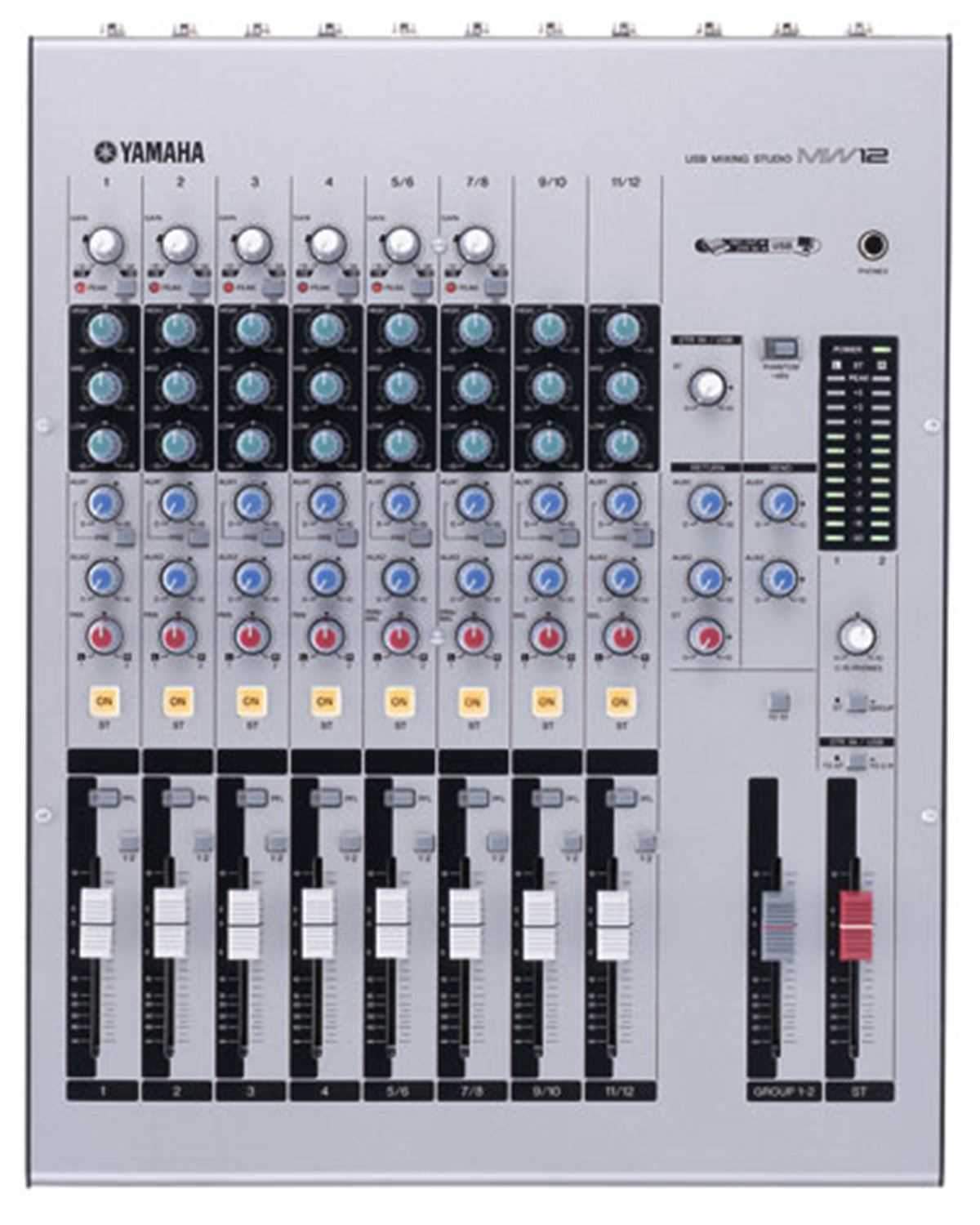 Yamaha MW12 Studio 12-Channel Mixer With USB - PSSL ProSound and Stage Lighting