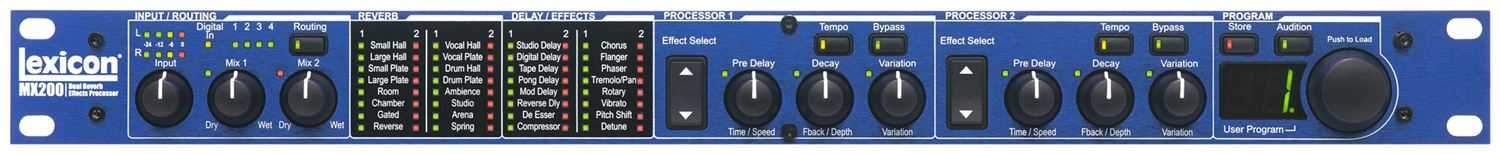 Lexicon MX200 Dual Reverb & Effects Processor - PSSL ProSound and Stage Lighting