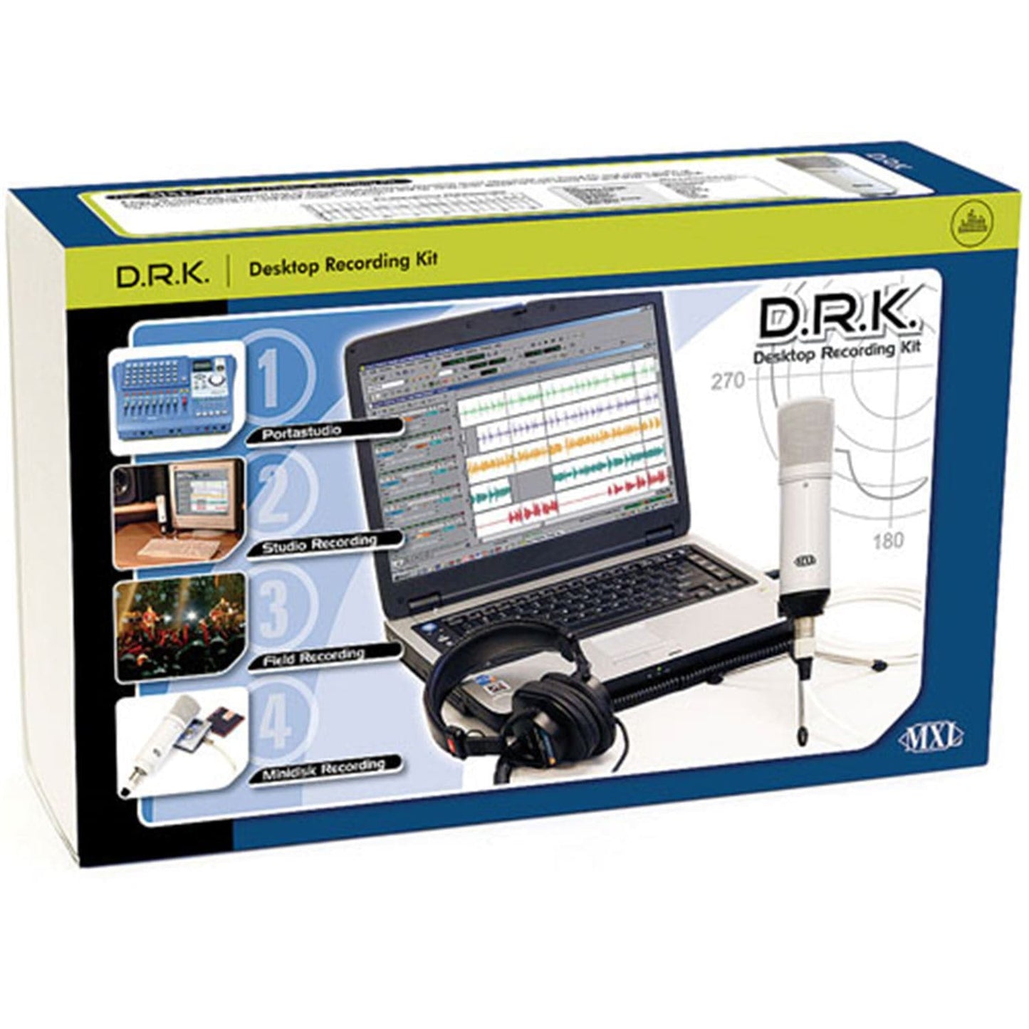 MXL MXL-DRK-MAC Desktop Recording Kit with Ibooster - PSSL ProSound and Stage Lighting
