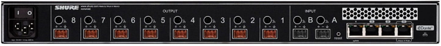 Shure MXWANI8 8-Ch Network Interface - PSSL ProSound and Stage Lighting