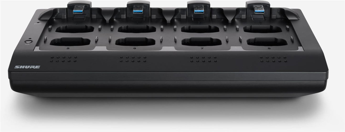Shure MXWNCS8 8-Ch Networked Charging Station - PSSL ProSound and Stage Lighting