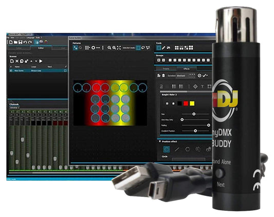 ADJ American DJ myDMX Buddy DMX Interface & Software - PSSL ProSound and Stage Lighting