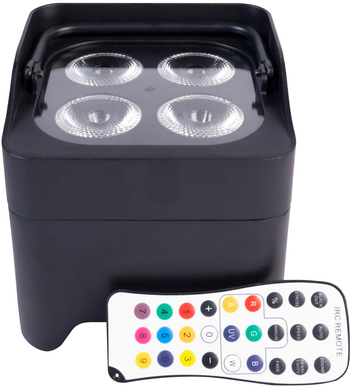 ColorKey MobilePar Mini Hex 4 4-Pack with Case - ProSound and Stage Lighting