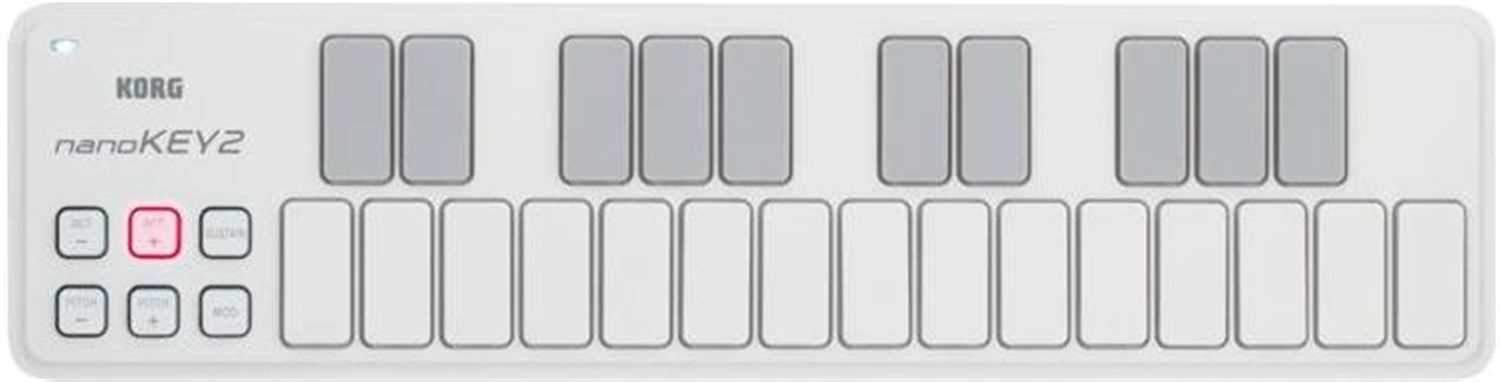 Korg Nano Key 2 25 Key USB Midi Keyboard - White - PSSL ProSound and Stage Lighting