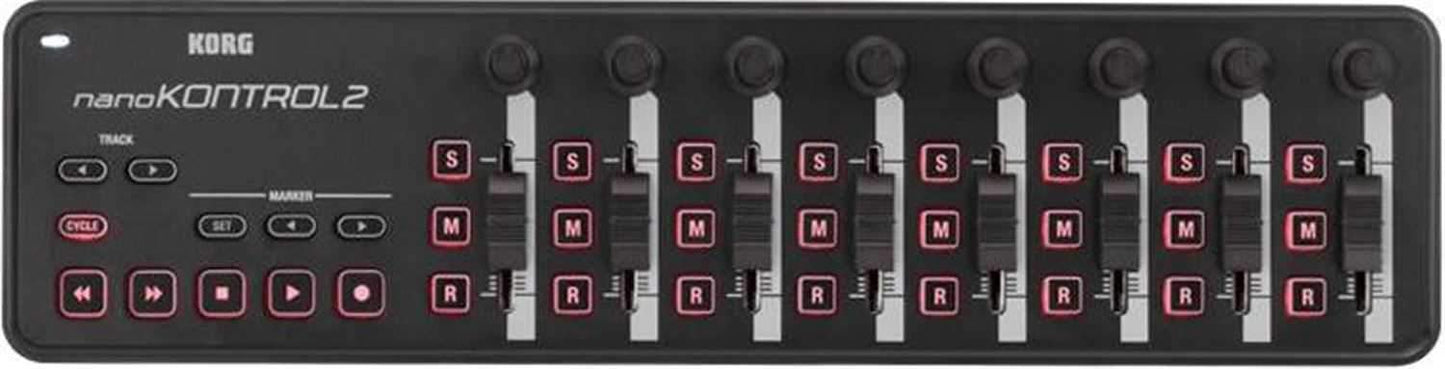 Korg Nano Kontrol 2 USB Midi Control Surface Black - PSSL ProSound and Stage Lighting