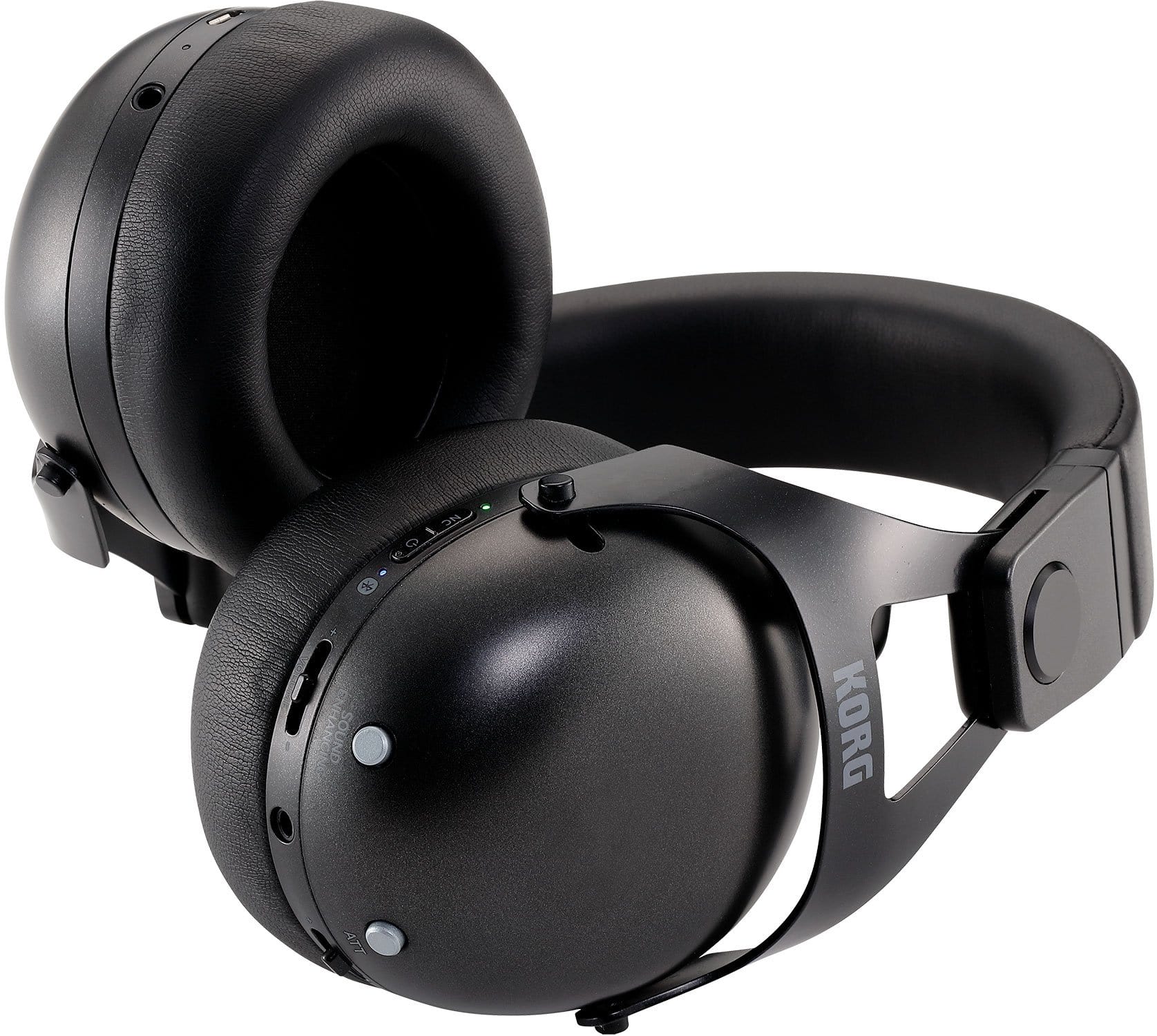 Korg NCQ1 Smart Noise Canceling DJ Headphones Black - PSSL ProSound and Stage Lighting
