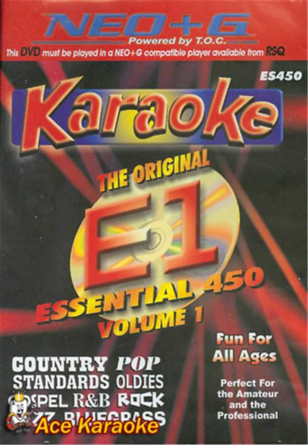 Chartbuster 450 Essential Karaoke Hits Vol-1 (Neo) - PSSL ProSound and Stage Lighting