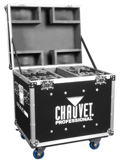 Chauvet Nexus 7x7 LED Panel 4 Pack with Road Case - PSSL ProSound and Stage Lighting