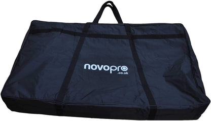 Novopro NOVO-SDXLITEBLK Black Frame Folding DJ Booth - PSSL ProSound and Stage Lighting