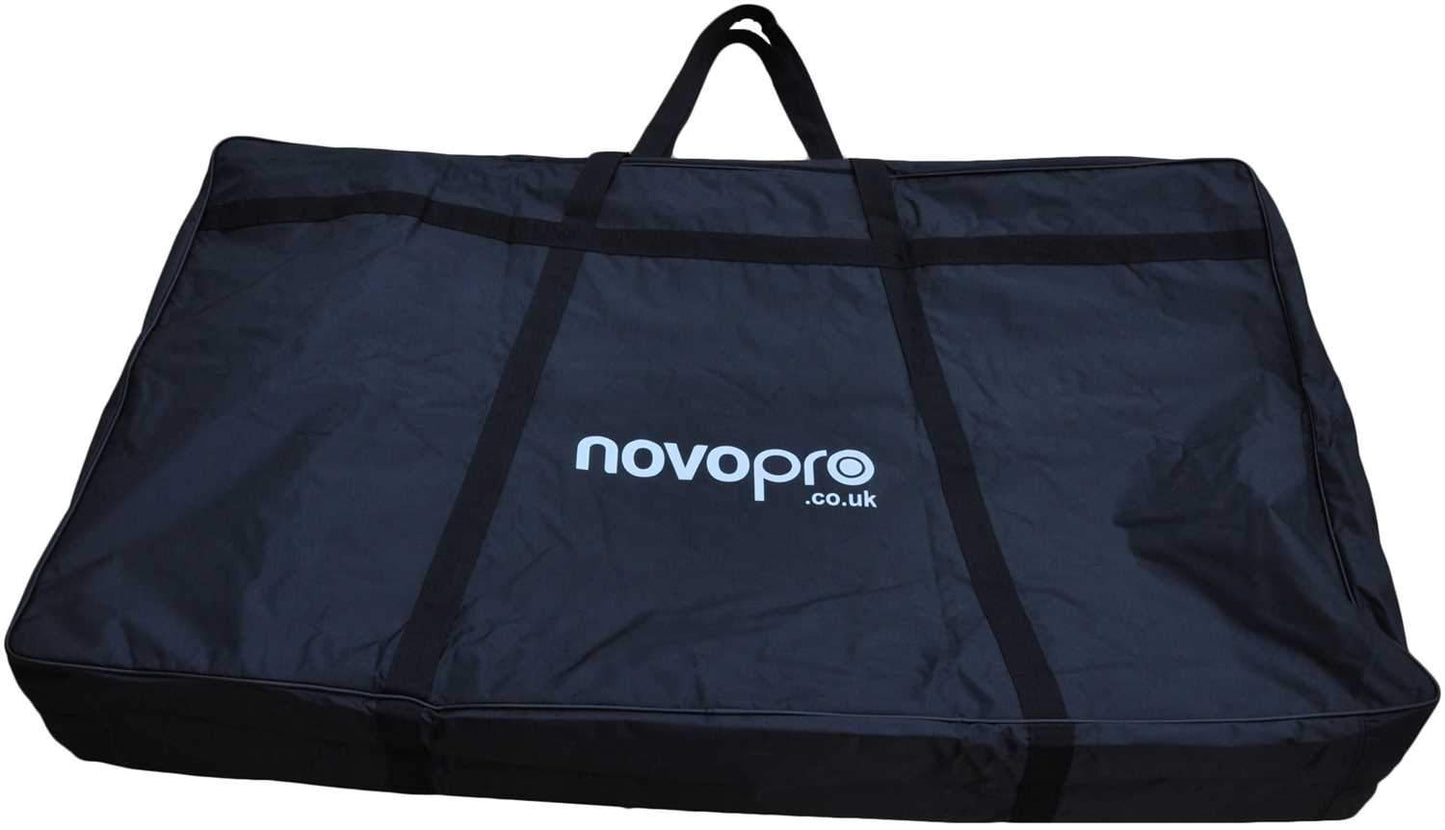 Novopro NOVO-SDXLITEWHT White Frame Folding DJ Booth - PSSL ProSound and Stage Lighting