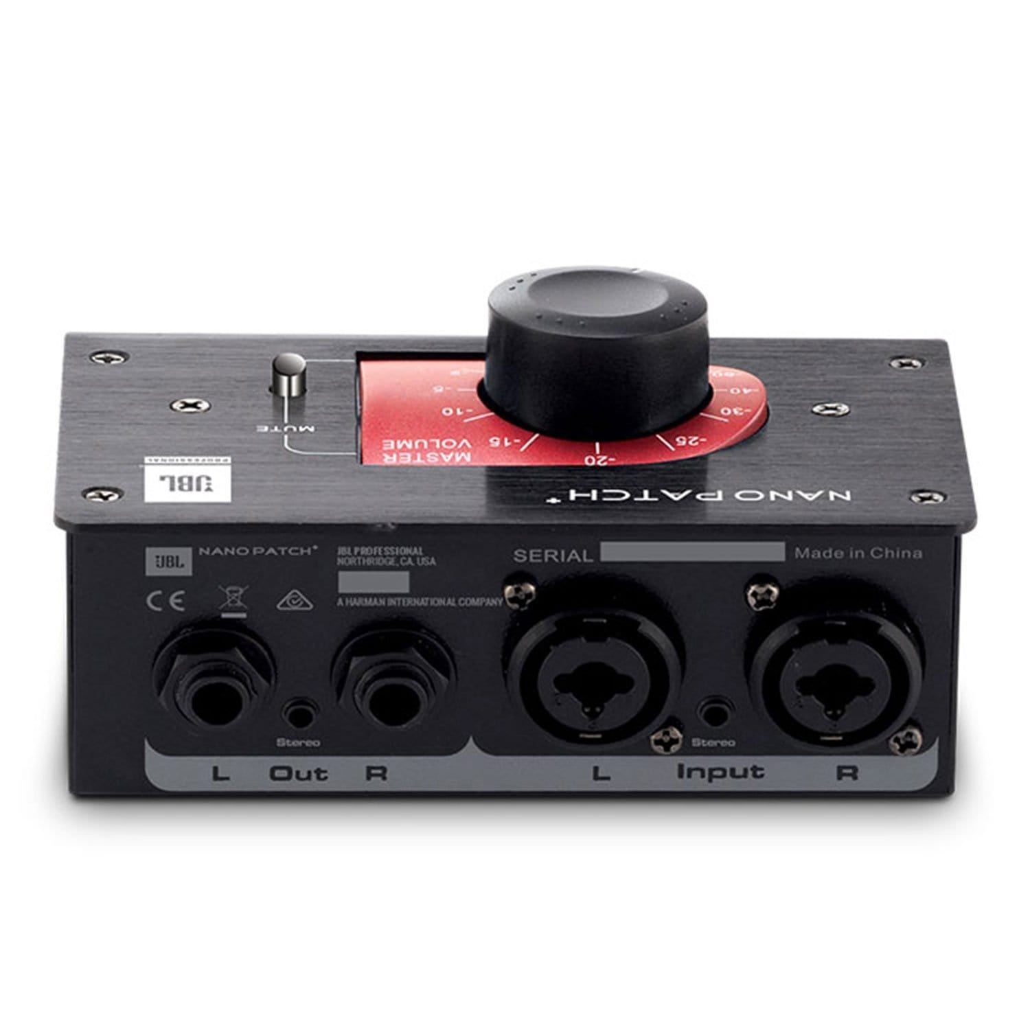 JBL NPATCH BLK Compact Passive Volume Controller - PSSL ProSound and Stage Lighting