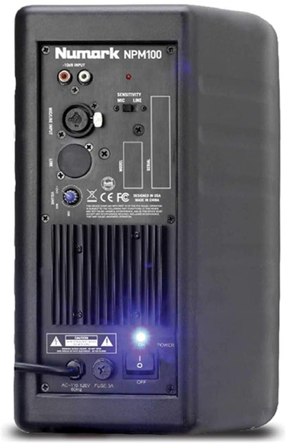 Numark NPM100 Portable Powered Monitor (Each) - PSSL ProSound and Stage Lighting