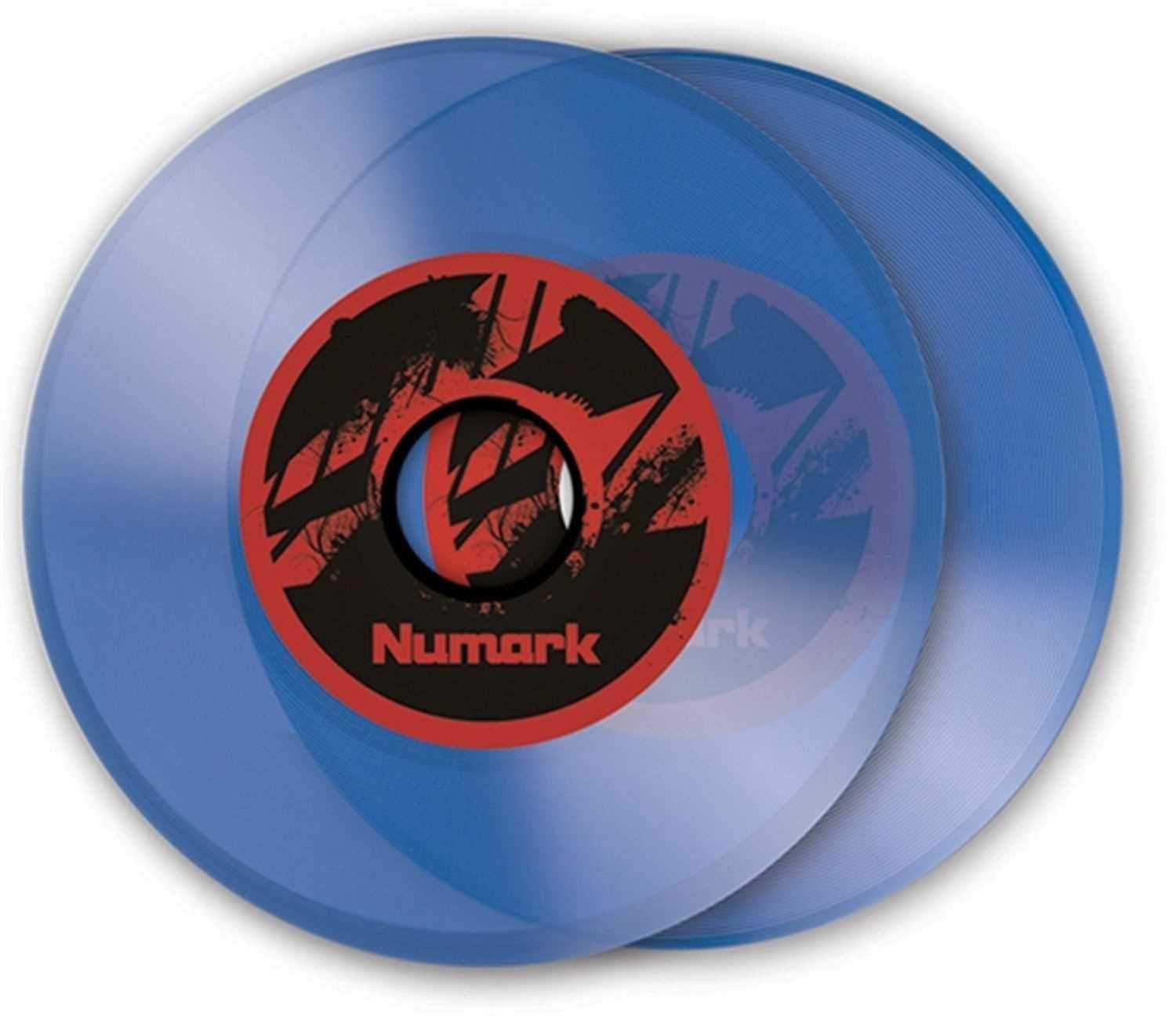 Numark NS7 7 Inch Vinyl - Ice Blue - Pair - PSSL ProSound and Stage Lighting