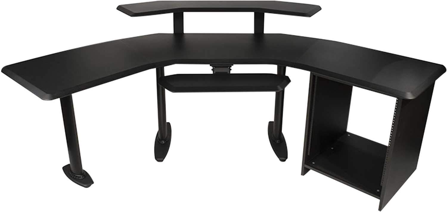 Ultimate Nucleus Studio Desk with 2nd Tier & Rack - PSSL ProSound and Stage Lighting