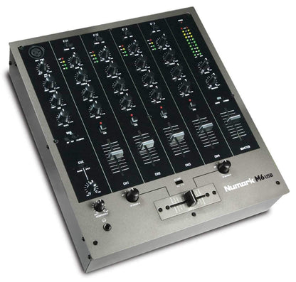 Numark M6 USB 4-Channel DJ Mixer - PSSL ProSound and Stage Lighting
