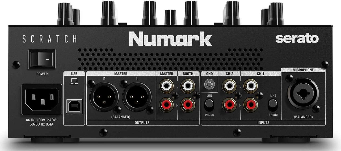 Numark Scratch 2-Channel DJ Mixer for Serato DJ Pro - PSSL ProSound and Stage Lighting